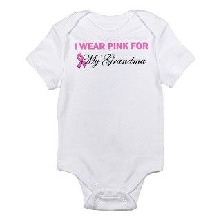 I Wear Pink for my Grandma Infant Bodysuit by mattmckendrick