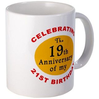 Celebrating 40th Birthday Mug by thebirthdayhill