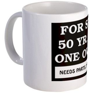 For Sale 50 Year Old Birthday Mug by JINJINJUNCTION