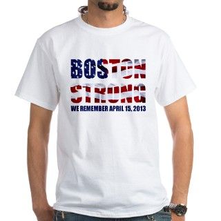 Boston Strong Flag T Shirt by RememberBoston