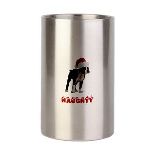 FIN boston terrier naughty.png Bottle Wine Chiller by cafepets