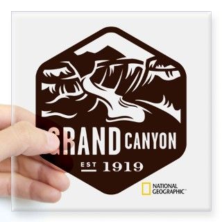 Grand Canyon Square Sticker 3 x 3 by USNationalParks