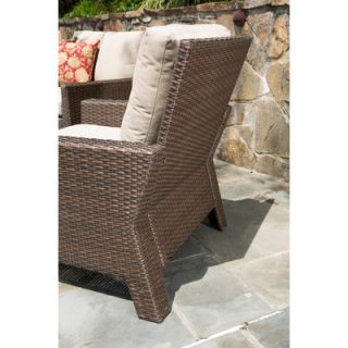 Alfresco Home Simplicity All Weather Wicker 4 Piece Deep Seating Group