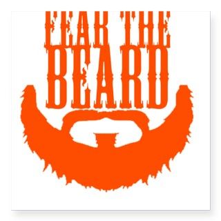 Brian Wilson "Fear the Beard" Square Sti by Admin_CP45725144