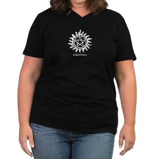 SUPERNATURAL Grunge Tattoo Womens Plus Size V Nec by TeamWinchester