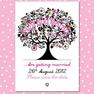 save the date wedding cards 100 for £120 by gifts by lucy