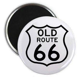 Old Route 66   USA Magnet by worldofsigns