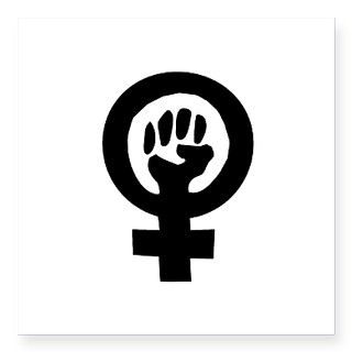 Feminist Fist   Feminist Pride Oval Sticker by Admin_CP3328930