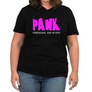 PANK Professional Aunt No Kids Womens Plus Size V by HeyThatsPunny2
