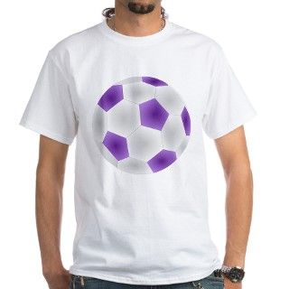 Purple Soccer Ball T Shirt by Admin_CP2075457