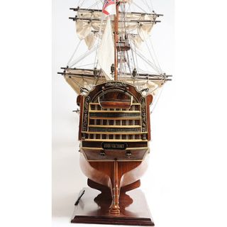 Old Modern Handicrafts HMS Victory Painted Model Ship