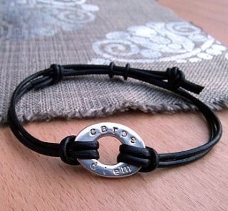 elements carpe diem silver bracelet by claire gerrard designs