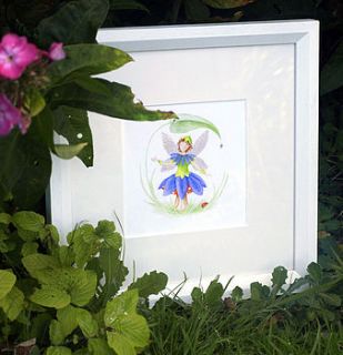 framed flower fairy artwork by artful kids