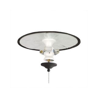 Belleria Three Light Ceiling Fan Light Fitter For Wet Locations