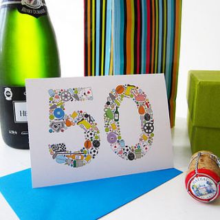 'mens things' birthday age card by mrs l cards