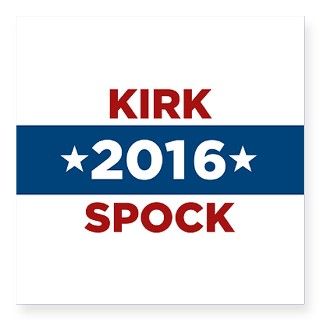 Star Trek Kirk Spock 2016 Sticker by movieandtvtees