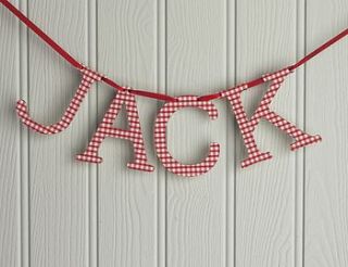alphabet bunting letter by artcuts