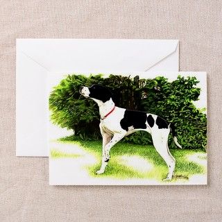 English Pointer Dog Portrait Greeting Cards (Pk of by TheHomesteadCountryGifts