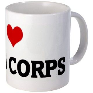 I Love DRUM CORPS Mug by customhearts