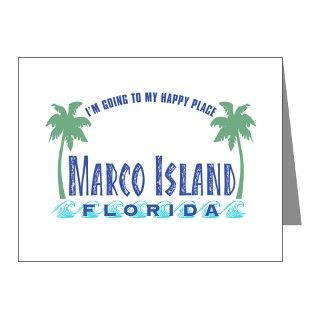 Marco Island Happy Place   Note Cards (Pk of 10) by tropicspot