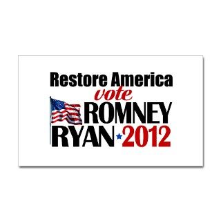Restore America, Vote Romney Ryan 2012 Decal by cutetshirtsgift