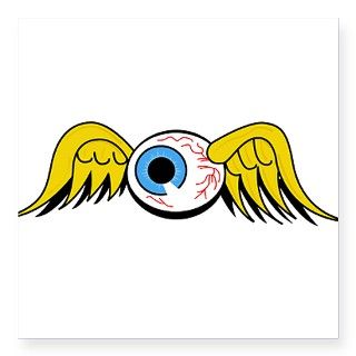 Flying Eyeball Oval Sticker by Admin_CP1278813