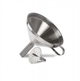 stainless steel funnel with filter by garden trading