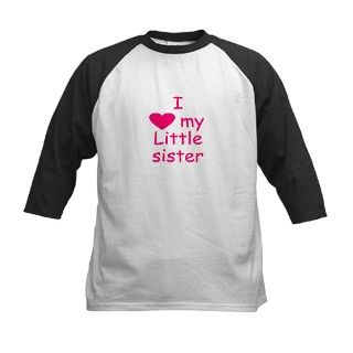 I love my little sister Baseball Jersey by Admin_CP9483599