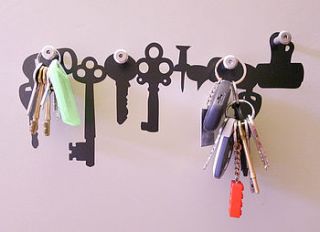 key rack wall stickers by philip watts design