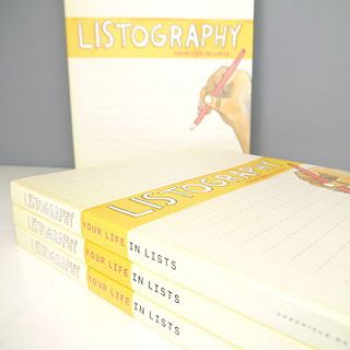journal of listography by deservedly so