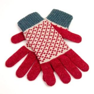 knitted lambswool gloves by catherine tough