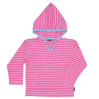 nikki girl's stripy hoody by little mites