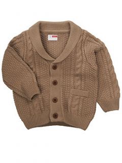 harry knit cardigan light brown by ben & lola