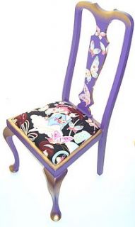 bespoke handpainted vintage chairs by beauvamp