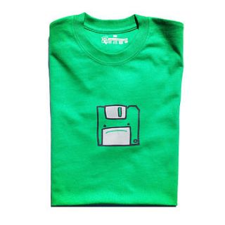 mr floppy disc mens t shirt by tee and toast