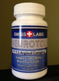 Neurotol with T 3 Arginol Complex (Formerly "ThinkStraight") Health & Personal Care