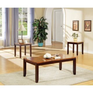 Steve Silver Furniture Abaco 3 Piece Coffee Table Set