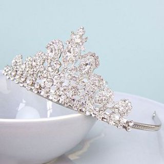 crown gem tiara by lisa angel wedding