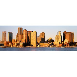 iCanvasArt Panoramic Sunrise, Skyline, Boston, Massachusetts on Canvas