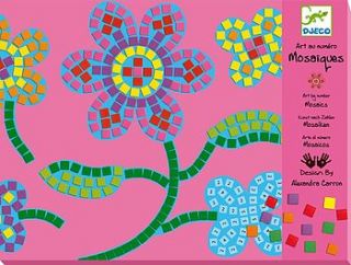mosaic creative kit flower edition by nest