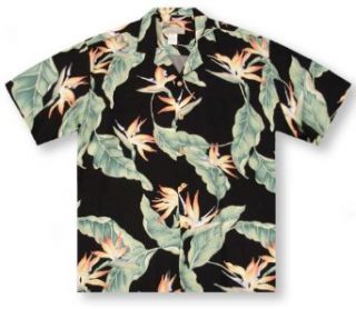 Paradise Found Bird Of Paradise Hawaiian Shirt at  Mens Clothing store