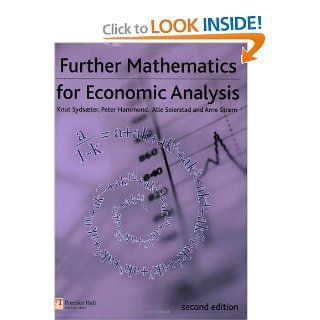 Further Mathematics for Economic Analysis (2nd Edition) 9780273713289 Business & Finance Books @