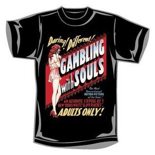Rockabilia Gambling With Souls T shirt XX Large Movie And Tv Fan T Shirts Clothing