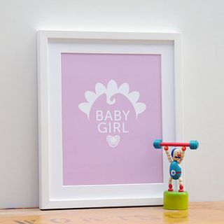 personalised baby print by dutches