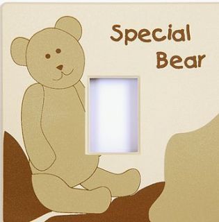bear light switch cover by beeswitched
