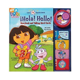 Nick Jr., Dora the Explorer Hola Hello Storybook and Talking Word Cards (Reader's Digest) Reader's Digest 9780794409180 Books