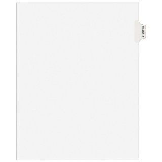 Avery Individual Legal Dividers, Letter Size, Exhibit B (1372)  Binder Index Dividers 