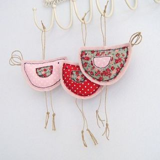 hanging birdy decoration by honeypips