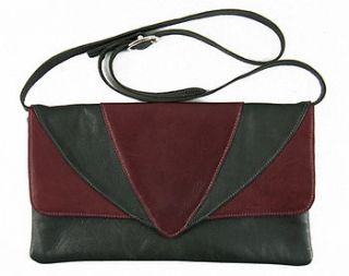 hand crafted chrysler evening bag by freeload leather accessories