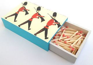 three little soldiers matchbox by madebymaddox